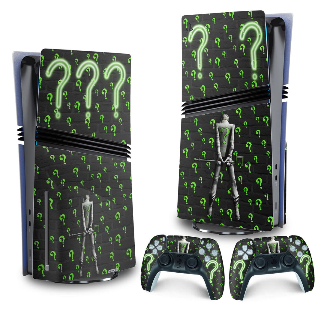 Skin Anti-Rage PS5 Pro Vertical - Charada - Pop Arte Skins