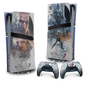 Skin Anti-Rage PS5 Pro Vertical - The Witcher 3 - Pop Arte Skins - foto 4