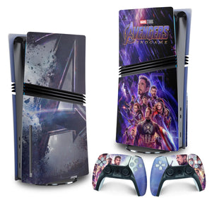 Skin Anti-Rage PS5 Pro Vertical - Vingadores Ultimato Endgame - Pop Arte Skins