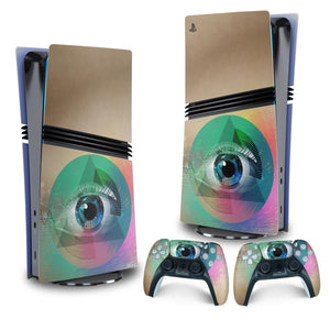 Skin Anti-Rage PS5 Pro Vertical - Abstrato #89 - Pop Arte Skins - foto 4
