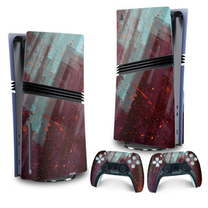 Skin Anti-Rage PS5 Pro Vertical - Abstrato #100 - Pop Arte Skins