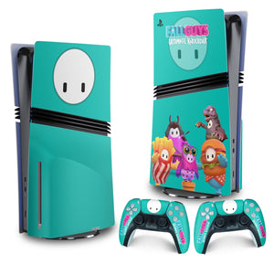Skin Anti-Rage PS5 Pro Vertical - Fall Guys - Pop Arte Skins