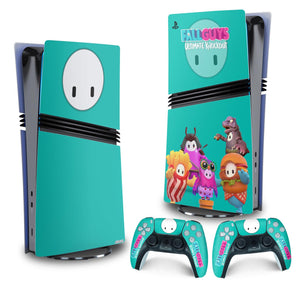 Skin Anti-Rage PS5 Pro Vertical - Fall Guys - Pop Arte Skins - foto 4