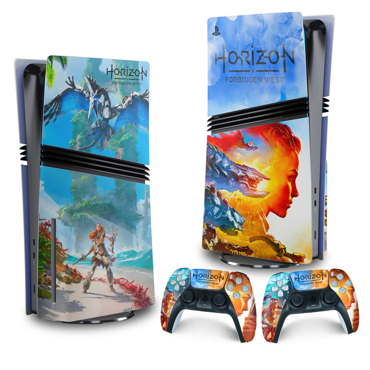 Skin Anti-Rage PS5 Pro Vertical - Horizon Forbidden West