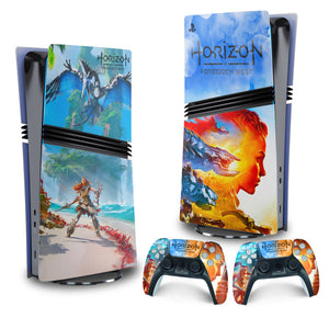 Skin Anti-Rage PS5 Pro Vertical - Horizon Forbidden West - Pop Arte Skins - foto 4