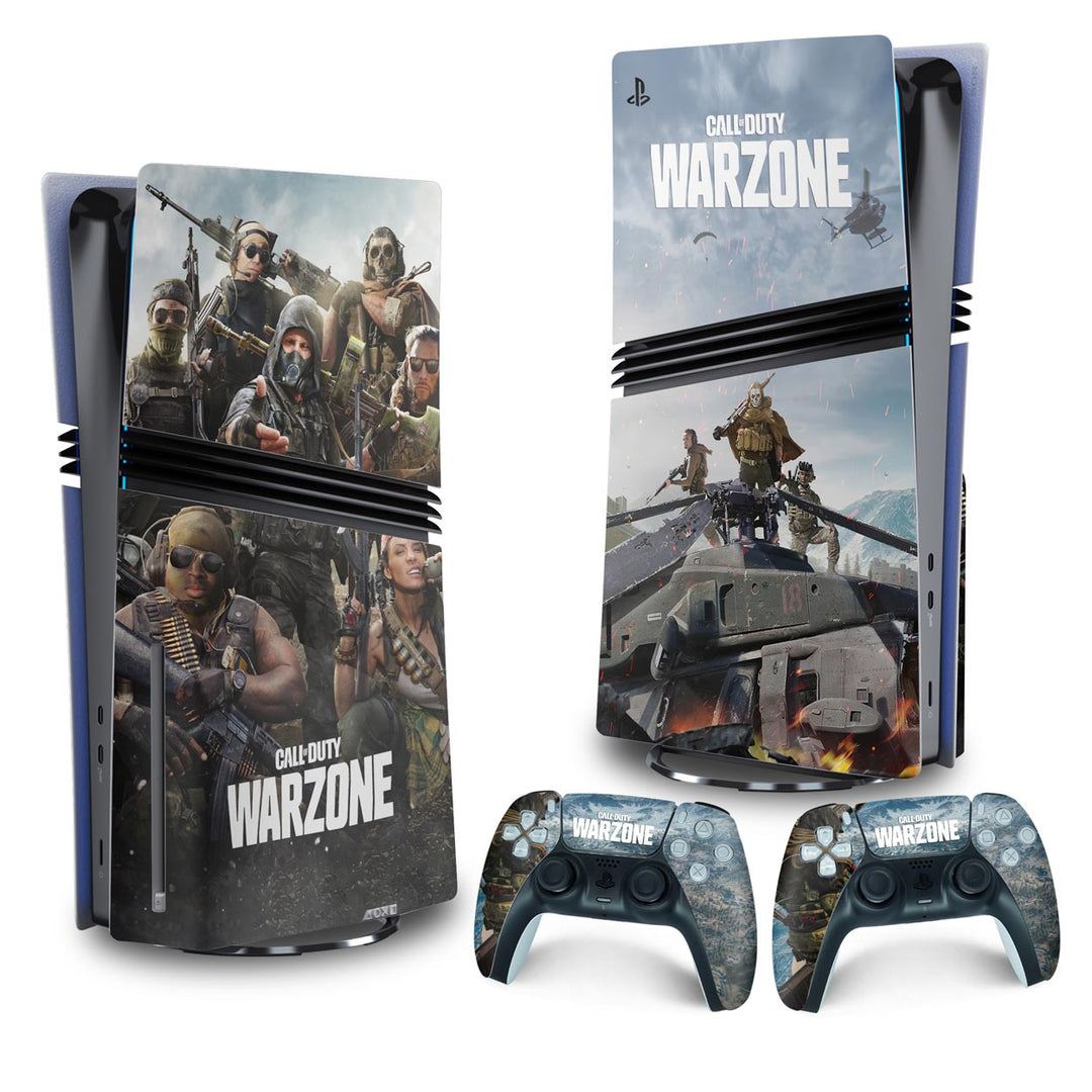 Skin Anti-Rage PS5 Pro Vertical - Call of Duty Warzone - Pop Arte Skins