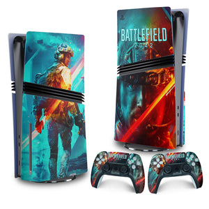 Skin Anti-Rage PS5 Pro Vertical - Battlefield 2042 - Pop Arte Skins