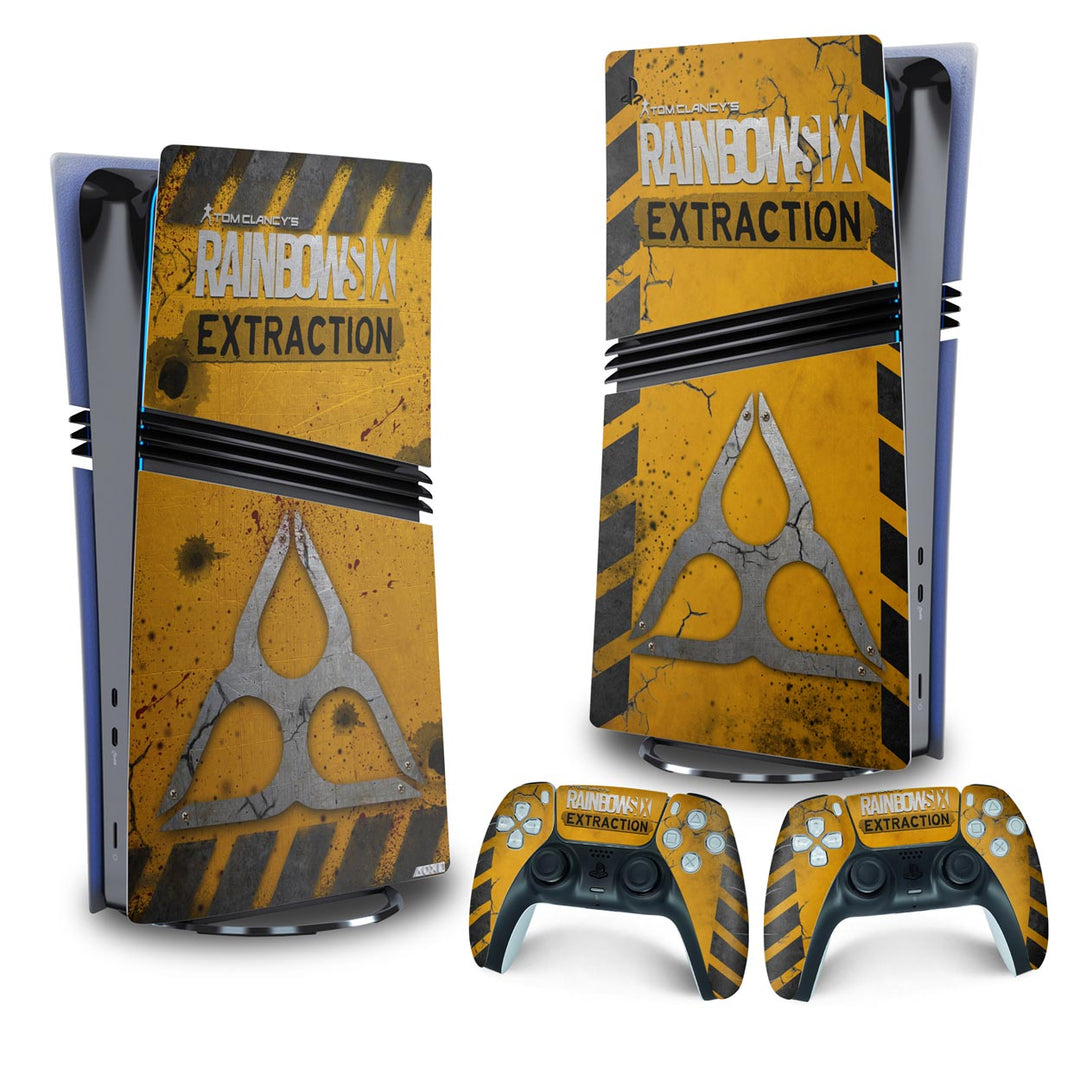 Skin Anti-Rage PS5 Pro Vertical - Tom Clancy's Rainbow Six Siege Extraction - Pop Arte Skins - foto 4