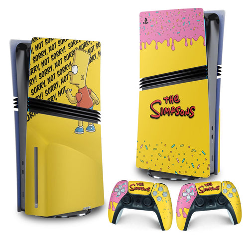 Skin Anti-Rage PS5 Pro Vertical - The Simpsons