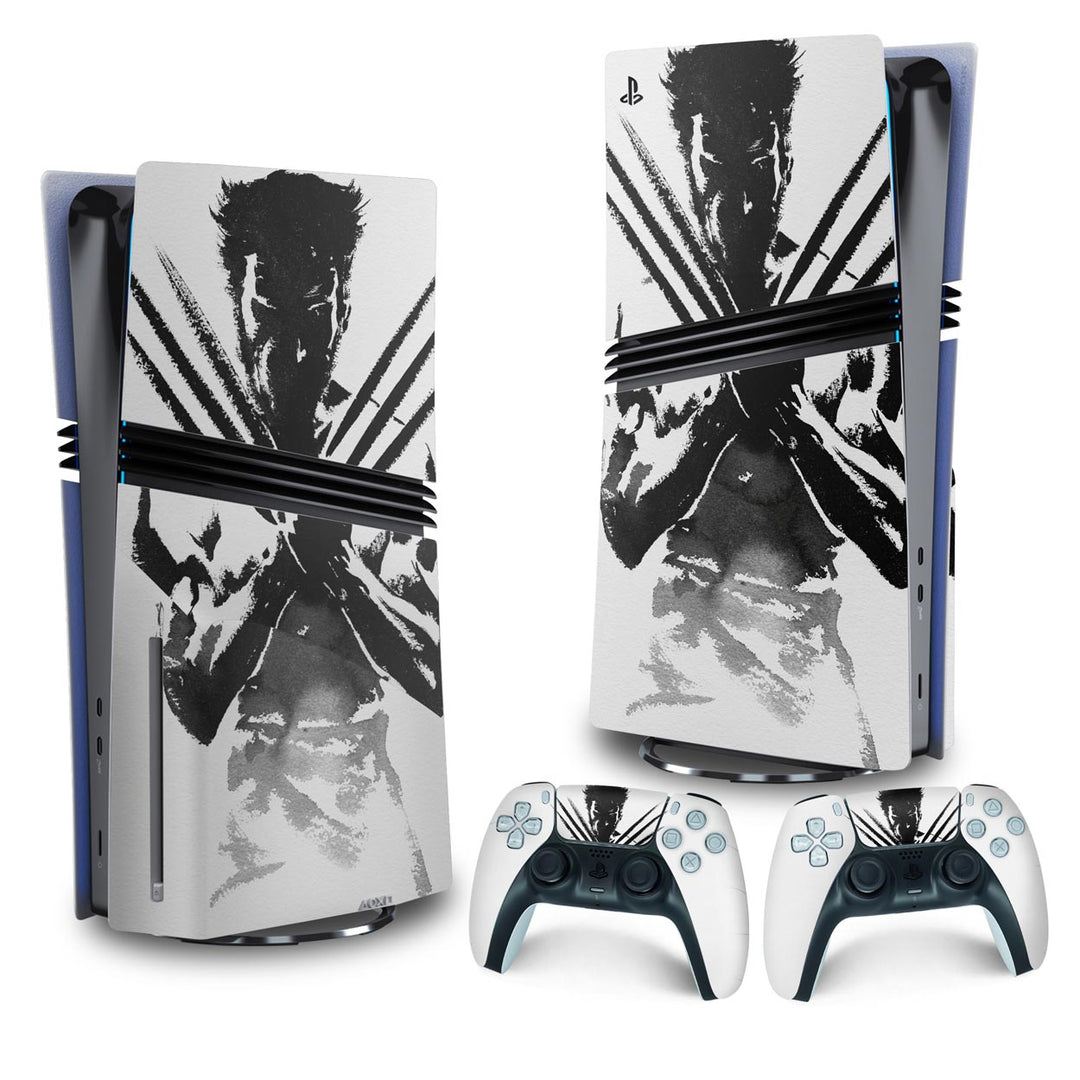 Skin Anti-Rage PS5 Pro Vertical - Wolverine X-men - Pop Arte Skins