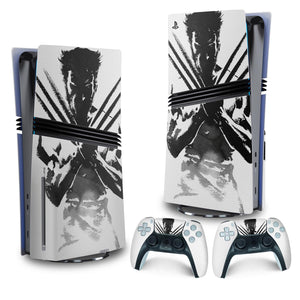 Skin Anti-Rage PS5 Pro Vertical - Wolverine X-men - Pop Arte Skins