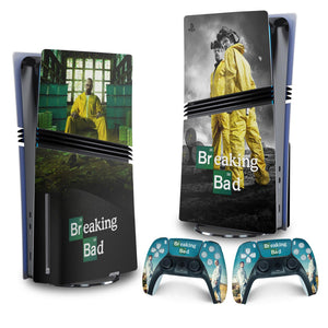 Skin Anti-Rage PS5 Pro Vertical - Breaking Bad - Pop Arte Skins