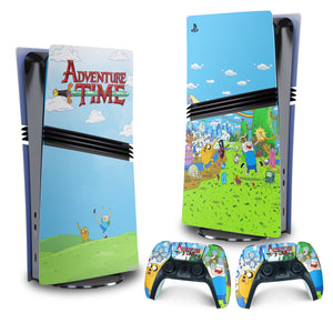 Skin Anti-Rage PS5 Pro Vertical - Hora de Aventura - Pop Arte Skins - foto 4