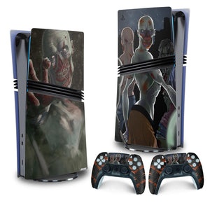 Skin Anti-Rage PS5 Pro Vertical - Zombie Zumbi The Walking - Pop Arte Skins - foto 4