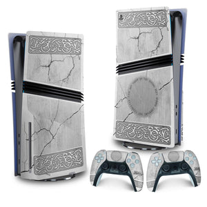Skin Anti-Rage PS5 Pro Vertical - Mjolnir Thor Amor e Trovão - Pop Arte Skins
