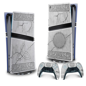 Skin Anti-Rage PS5 Pro Vertical - Mjolnir Thor Amor e Trovão - Pop Arte Skins - foto 4