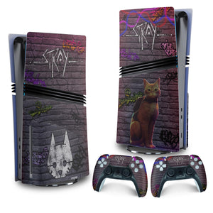 Skin Anti-Rage PS5 Pro Vertical - Stray - Pop Arte Skins