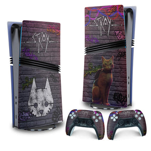 Skin Anti-Rage PS5 Pro Vertical - Stray - Pop Arte Skins - foto 4