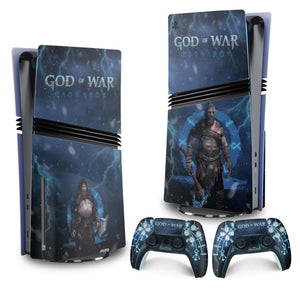 Skin Anti-Rage PS5 Pro Vertical - God of War Ragnarok B - Pop Arte Skins