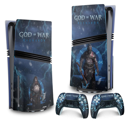 Skin Anti-Rage PS5 Pro Vertical - God of War Ragnarok B
