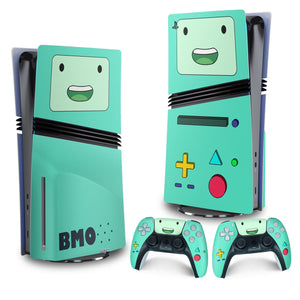 Skin Anti-Rage PS5 Pro Vertical - BMO Hora de Aventura - Pop Arte Skins