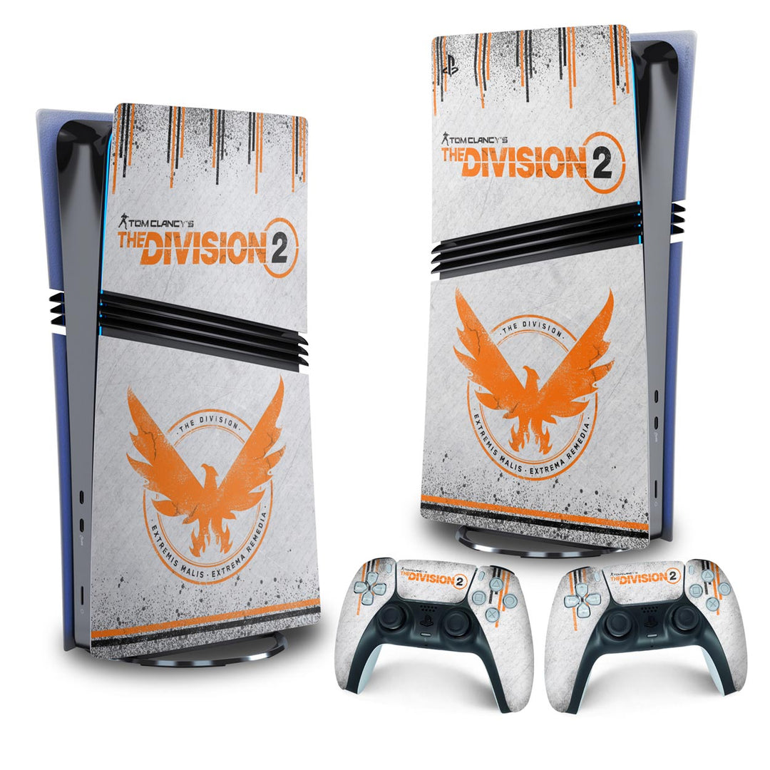 Skin Anti-Rage PS5 Pro Vertical - The Division 2 - Pop Arte Skins - foto 4