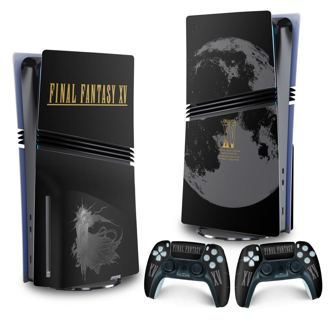 Skin Anti-Rage PS5 Pro Vertical - Final Fantasy XV Bundle - Pop Arte Skins