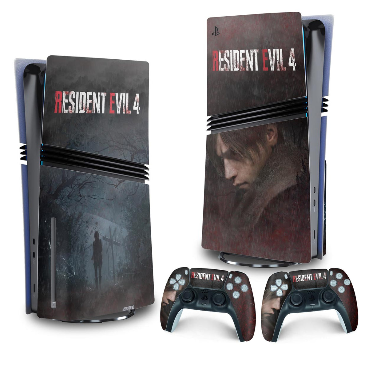 Skin Anti-Rage PS5 Pro Vertical - Resident Evil 4 Remake