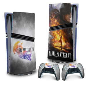 Skin Anti-Rage PS5 Pro Vertical - Final Fantasy XVI - Pop Arte Skins - foto 4