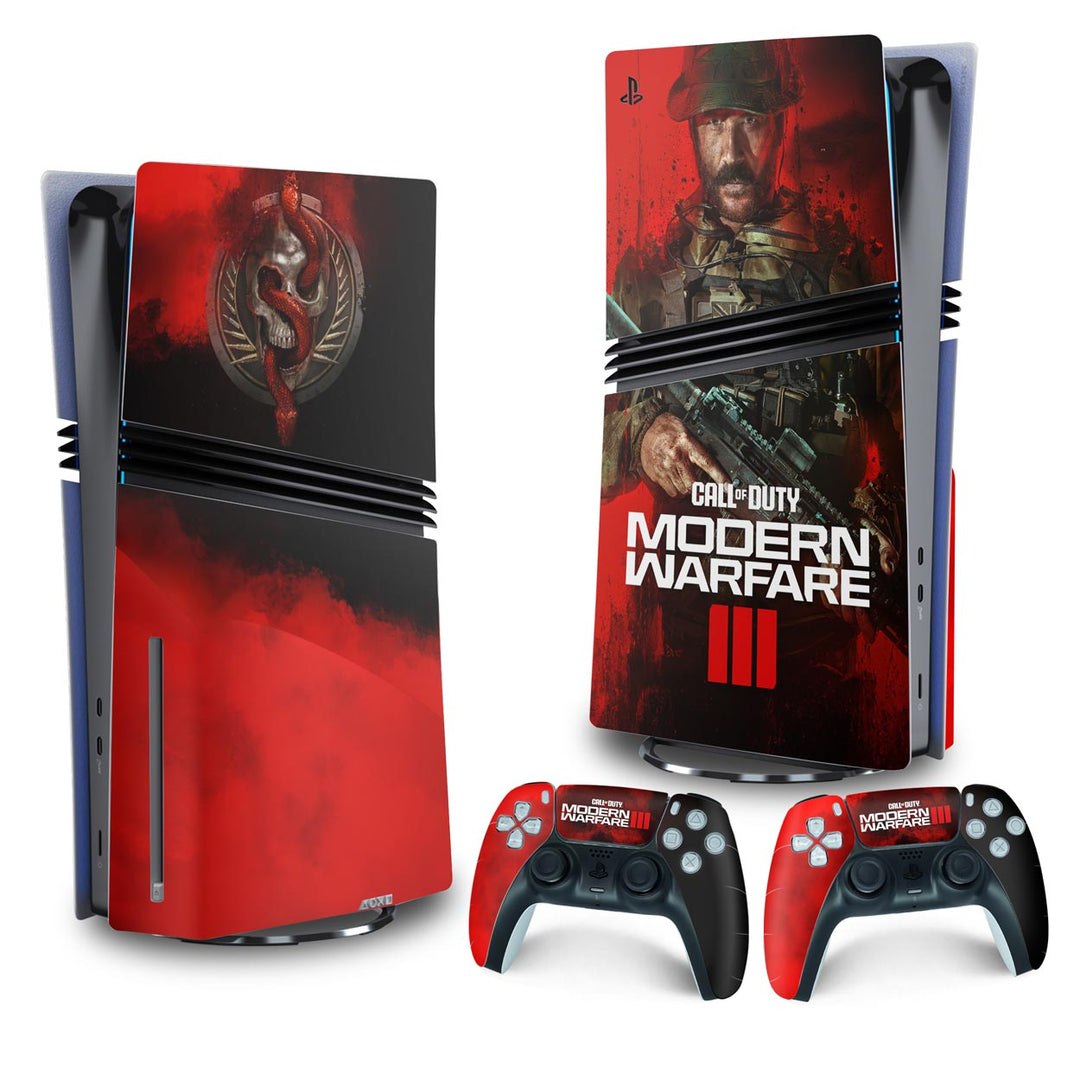 Skin Anti-Rage PS5 Pro Vertical - Call Of Duty Modern Warfare III - Pop Arte Skins