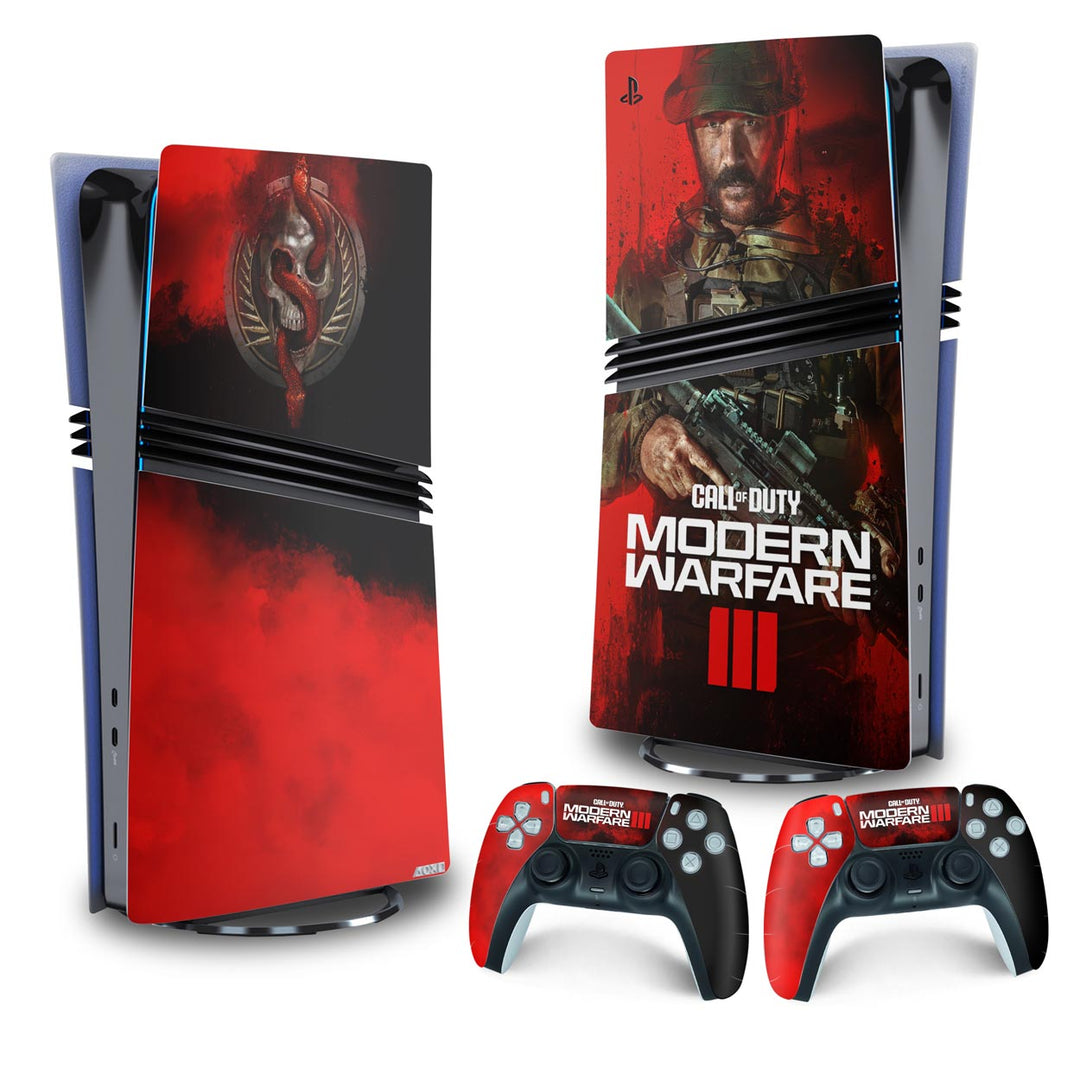 Skin Anti-Rage PS5 Pro Vertical - Call Of Duty Modern Warfare III - Pop Arte Skins - foto 3
