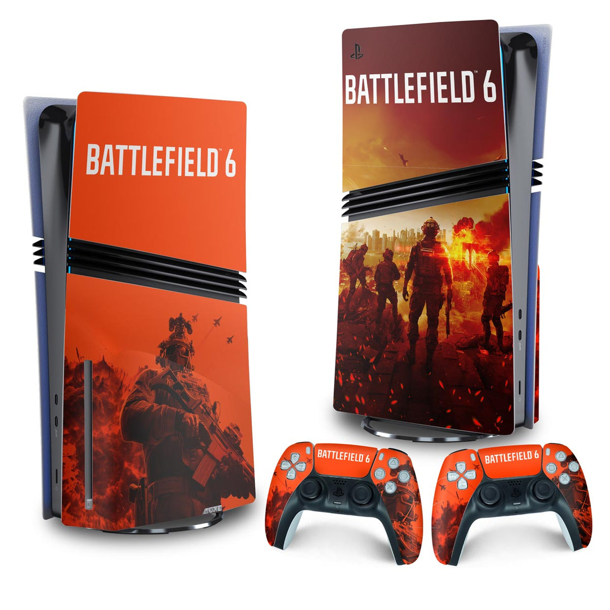 Skin Anti-Rage PS5 Pro Vertical - Battlefield 6