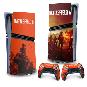 Skin Anti-Rage PS5 Pro Vertical - Battlefield 6 - Pop Arte Skins - foto 4