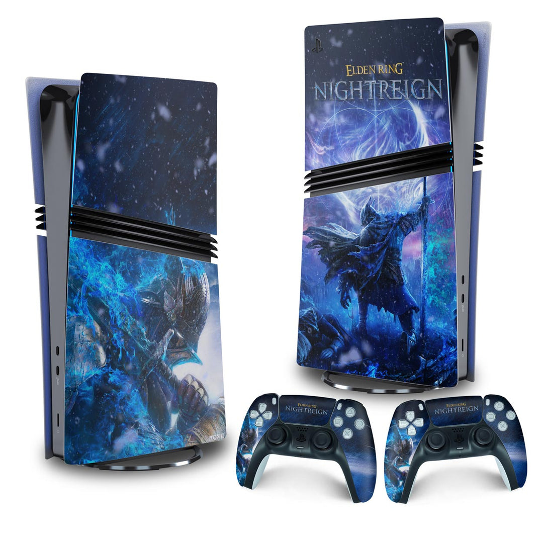 Skin Anti-Rage PS5 Pro Vertical - Elden Ring Nightreign - Pop Arte Skins - foto 4