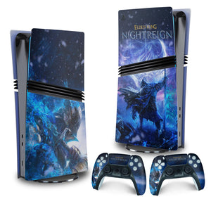 Skin Anti-Rage PS5 Pro Vertical - Elden Ring Nightreign - Pop Arte Skins - foto 4
