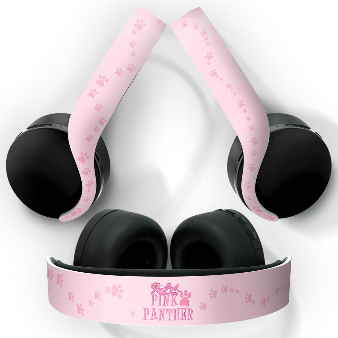 Skin Anti-Rage PS5 Headset Pulse 3D - Pantera Cor de Rosa - Pop Arte Skins