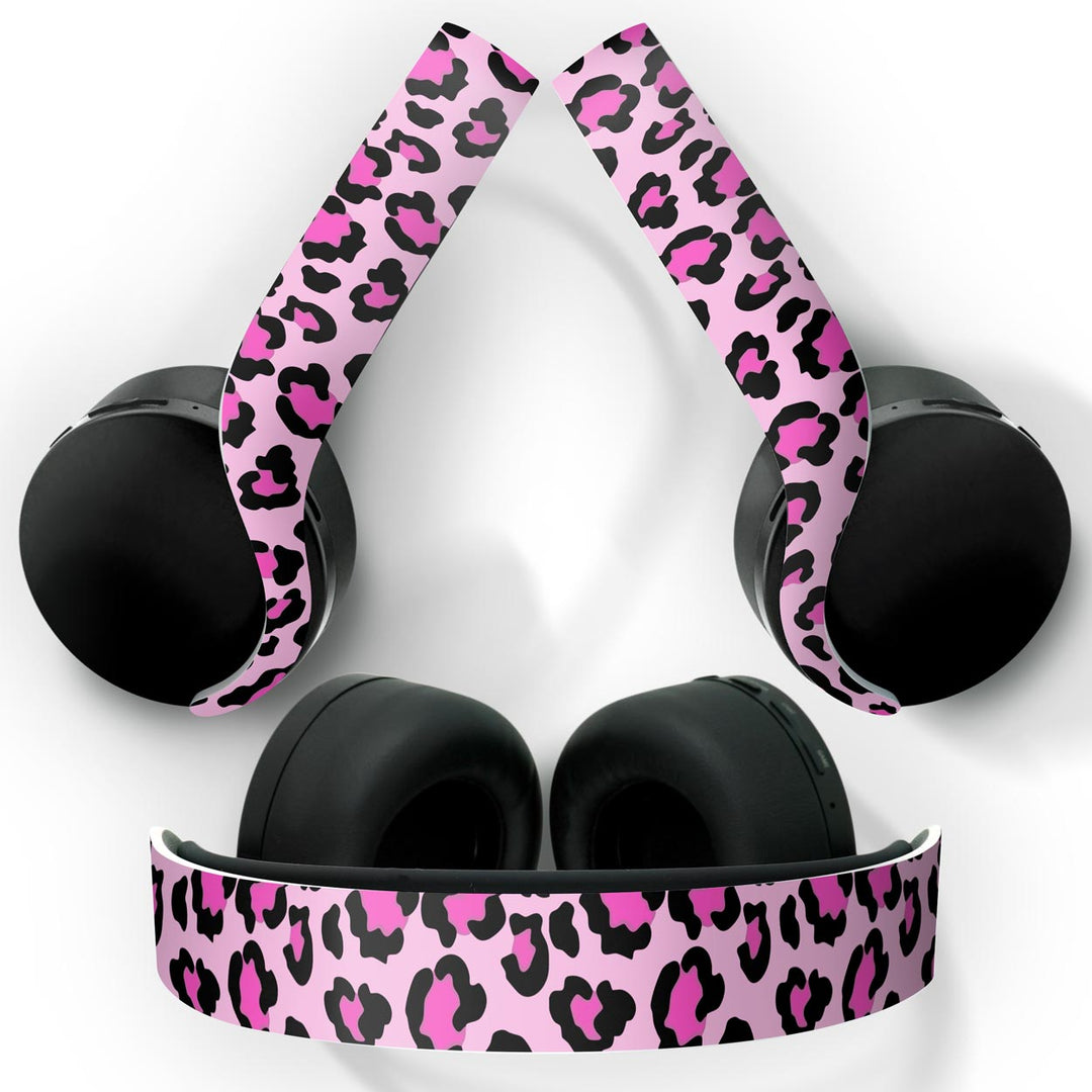 Skin Anti-Rage PS5 Headset Pulse 3D - Onça Rosa