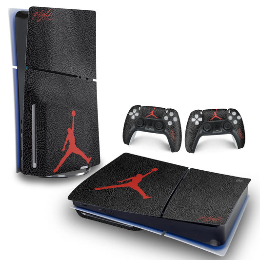 Skin Anti-Rage PS5 Slim Horizontal - Jordan Flight