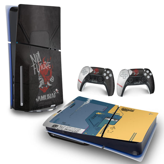 Skin Anti-Rage PS5 Slim Horizontal - Cyberpunk 2077 Bundle