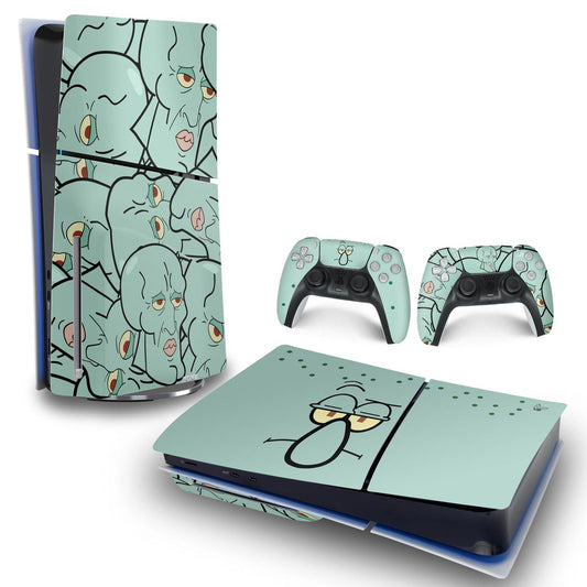 Skin Anti-Rage PS5 Slim Horizontal - Lula Molusco