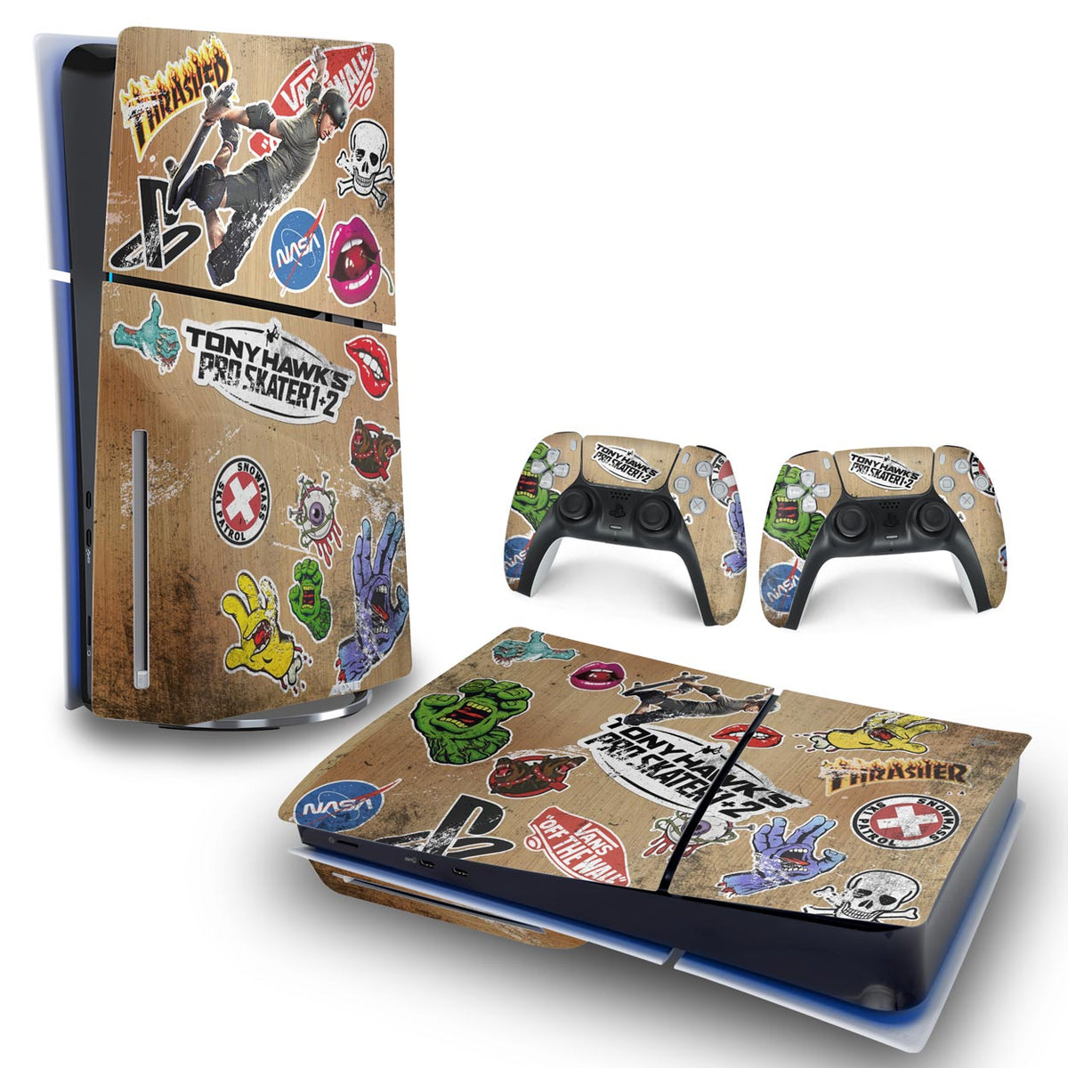 Skin Anti-Rage PS5 Slim Horizontal - Tony Hawk's Pro Skater