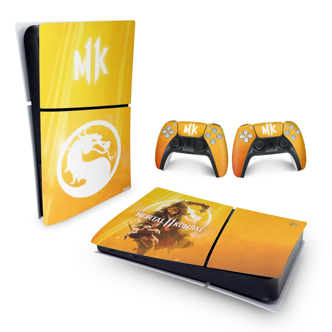 Skin Anti-Rage PS5 Slim Horizontal - Mortal Kombat 11 - Pop Arte Skins - foto 4