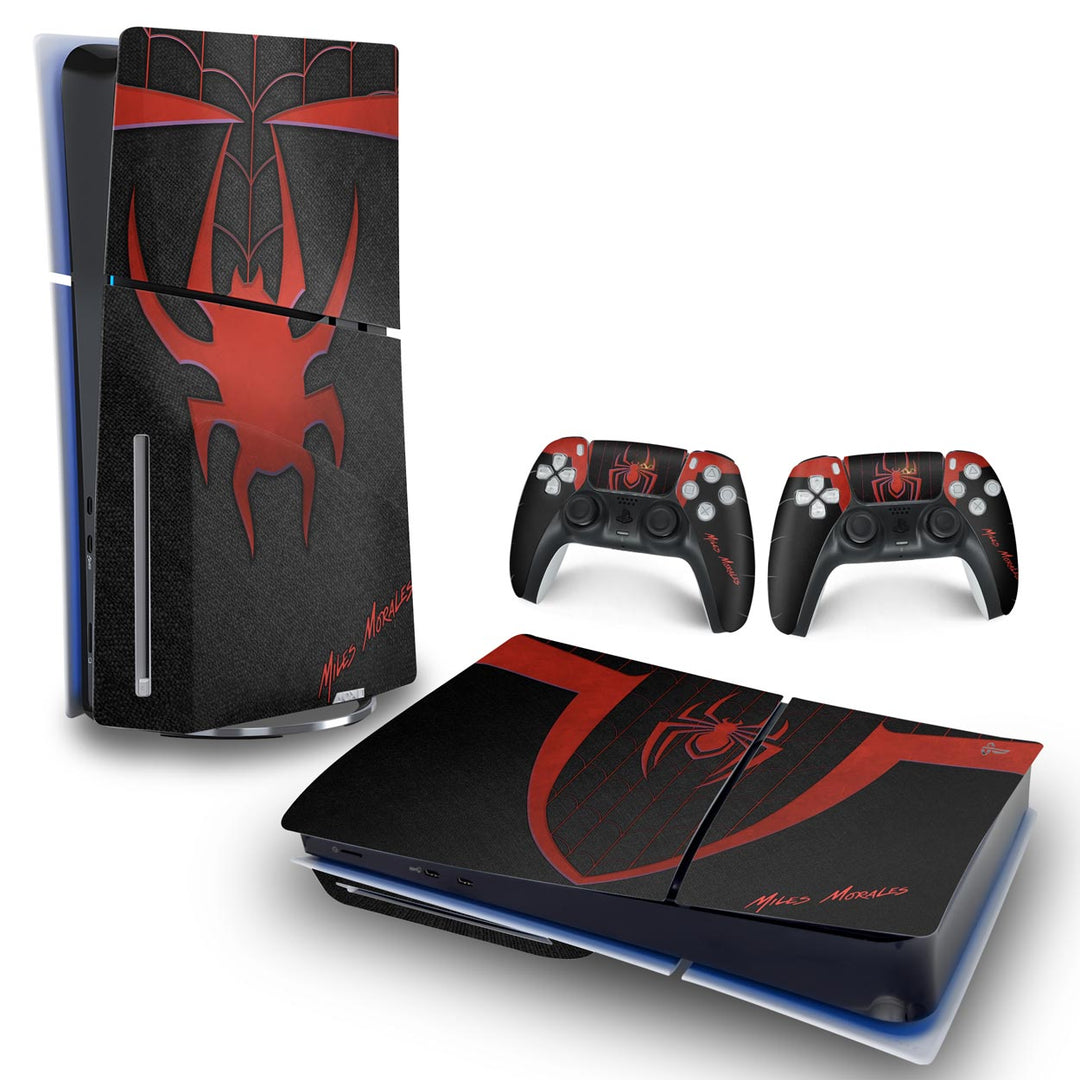 Skin Anti-Rage PS5 Slim Horizontal - Spider-Man: Miles Morales - Pop Arte Skins
