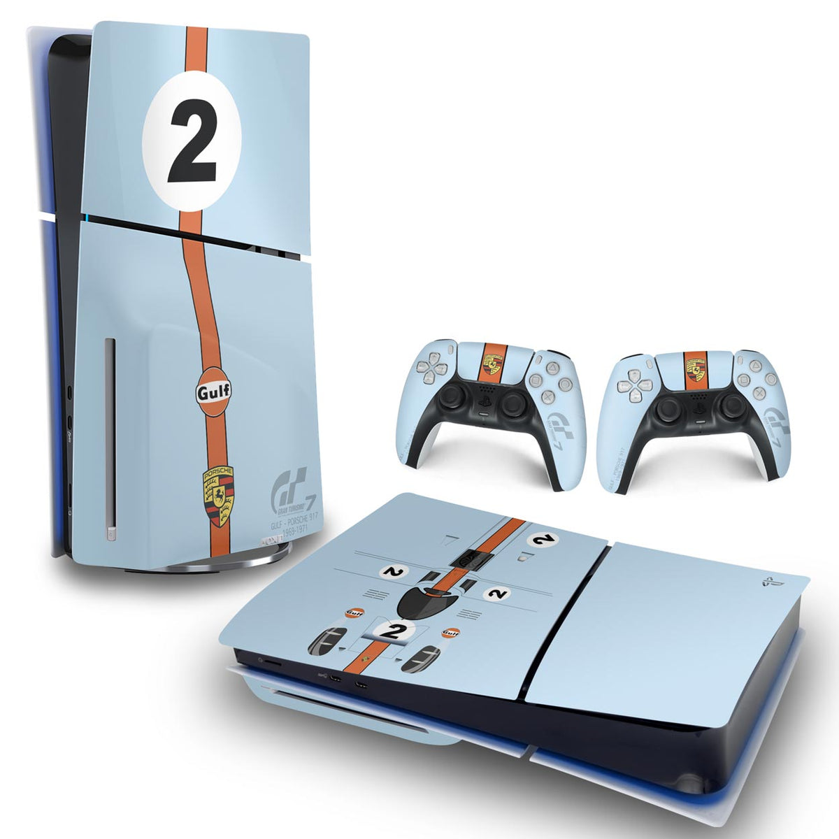 Skin Anti-Rage PS5 Slim Horizontal - Gran Turismo 7