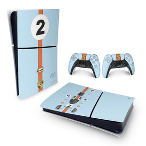 Skin Anti-Rage PS5 Slim Horizontal - Gran Turismo 7 - Pop Arte Skins - foto 4