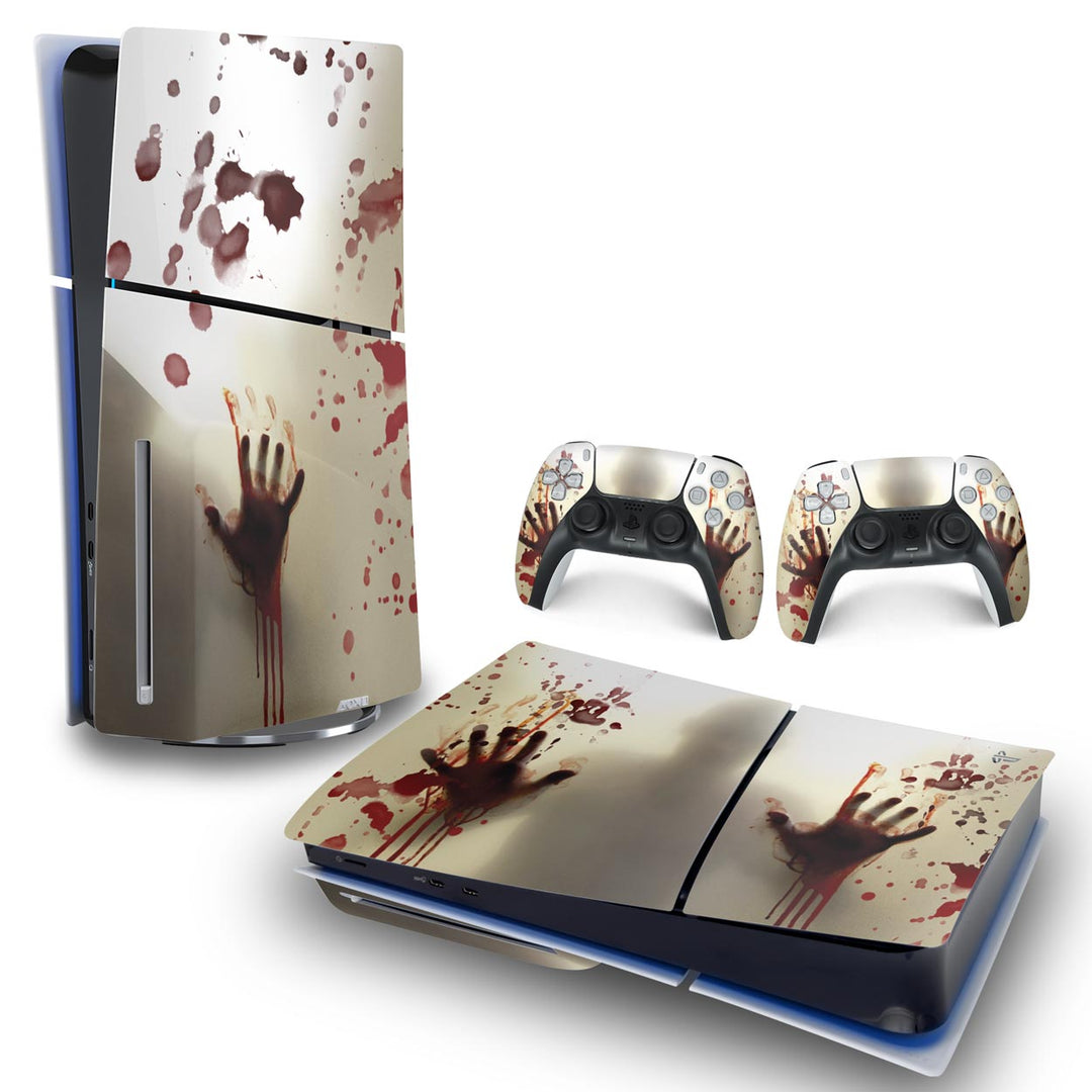 Skin Anti-Rage PS5 Slim Horizontal - Fear The Walking Dead - Pop Arte Skins