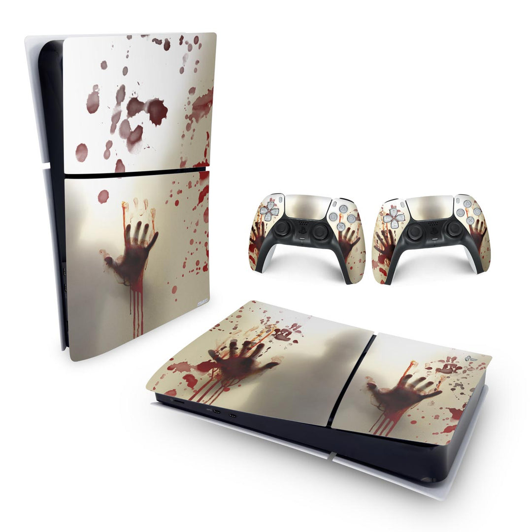 Skin Anti-Rage PS5 Slim Horizontal - Fear The Walking Dead - Pop Arte Skins - foto 4