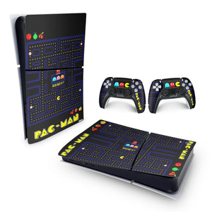 Skin Anti-Rage PS5 Slim Horizontal - Pac Man - Pop Arte Skins - foto 4