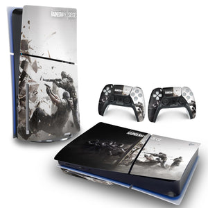 Skin Anti-Rage PS5 Slim Horizontal - Tom Clancy's Rainbow Six Siege - Pop Arte Skins