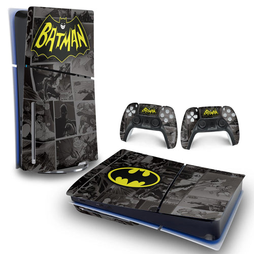 Skin Anti-Rage PS5 Slim Horizontal - Batman Comics